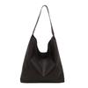 Bolso Tote Popular de Color Sólido de Gran Capacidad 2024 Otoño Nuevo Ocio Viajero Bolso de Hombro Bolso de Mano Personalizado de Moda