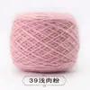 Fio de penugem de esquilo bola grande fio de seda brilhante tricô à mão médio espesso cachecol chapéu xale de mohair venda direta atacado de fábrica