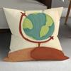 Fronha de Travesseiro Combinada Girassol Estilo Ins Almofada Travesseiro Decorativo Almofada de Sofá Nórdica Travesseiro de Encosto de Cama
