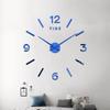Reloj de Pared Estéreo de Moda Reloj Divertido DIY Reloj Creativo para Sala de Estar Dormitorio Entrada Decorativo Adhesivo de Pared Reloj Venta al por Mayor Reloj de Pared