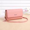 Bolso para teléfono móvil con pantalla táctil Lonny para mujer, pequeño bandolera, bolso pequeño, moda, bolsillo para llaves y monedas, horizontal