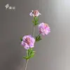 Bestseller transfronterizo: 2 flores 1 capullo Flor artificial de Cordyceps para decoración del hogar, accesorios para fotos, boda y mesa de comedor al por mayor