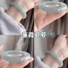 Pulsera de Belleza Pulsera Ding Dong Estilo Chino Gruesa Hielo Transparente Retro Versátil Pulsera para Mejor Amiga para Mujeres