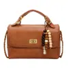 Bolsa Pequena Retro Simples da Moda Estilo Coreano para Mulheres 2026 Nova Bolsa de Ombro Transversal de Outono Bolsa de Mão Pequena Quadrada