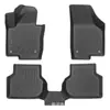 Adecuado para Vw Jetta 2011-2018 Material 3D para Todo Clima Tapetes de Piso Tpe Tapetes de Cajuela Resistentes al Desgaste e Impermeables