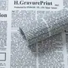 Cor de Couro Cor de Jornal Retrô Inglês Papel de Embrulho Papel de Embrulho para Buquê de Flores Papel Liso Coreano Impermeável Arte Floral Floricultura Atacado