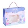 Caja de Regalo para Niños Caja Vacía Caja de Regalo para Jardín de Infancia para Niños Souvenirs Caja de Embalaje Portátil Celebración de la Luna Llena del Bebé Caja de Dulces