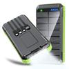 Batería Externa Solar de Carga Inalámbrica con Cable Integrado 33800Mah Linterna Carga de Smartphone Fuente de Alimentación para Exteriores