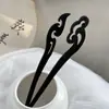 Grampo de Cabelo Antigo de Madeira, Grampo Liso, Grampo Simples para o Dia a Dia, Grampo Chinês para Cheongsam, Acessórios Modernos para Penteado da Dinastia Han