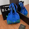 Bolsa de Ombro Feminina de Verão 2025 Casual de Grande Capacidade Bolsa Tote Casual de Lona de Nylon Bolsa para Estudante
