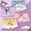 Algodón Puro Boxer Ropa Interior para Niñas Pequeño, Mediano y Grande Dibujos Animados Infantiles Transpirable Cuatro Esquinas Ropa Interior Infantil para Niñas Linda