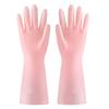 Guantes de Lavar Platos Domésticos de Color Degradado para Mujer, Guantes de Limpieza de Cocina Duraderos, Guantes de Goma Impermeables para Lavandería