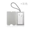 Transfronterizo en stock traje de tarjeta de embarque set libreta de cuero etiqueta de equipaje traje cuero PU tarjetero libreta en blanco bolsa para libreta