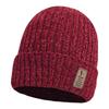 Gorro de lana para hombre, nuevo gorro de punto de chenilla gruesa con forro polar, cálido y resistente al frío, para esquí al aire libre, para otoño e invierno.