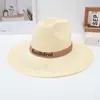 Chapéu de Sol de Verão para Viagem do Papai, Chapéu de Palha Masculino, Chapéu de Praia Jazz, Chapéu para Cavalheiro de Meia-Idade e Idoso, Chapéu do Vovô