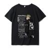 Nueva camiseta de anime japonés europeo y americano spell back battle manga corta bidimensional ropa para padres e hijos estudiante casual uniforme de clase estampado
