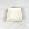 Bandeja cuadrada y redonda de cerámica estilo ins europeo para joyería, para el Día de San Valentín y el Día de la Madre, para guardar joyas, pulseras y anillos