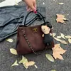 Bolso Cubo de Cadena de Diamante Gama Alta 2025 Estilo Pequeña Fragancia Gran Capacidad Casual Diario Ropa de Trabajo Bolso de Hombro Cruzado
