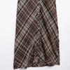 Ropa de Mujer Transfronteriza de Estilo Europeo y Americano Nueva Vintage a Cuadros Bolsillo Decorativo Camisa de un Solo Botón Estilo Ajustado Vestido Largo
