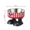 Mesa de Comedor para Mascotas, Bandeja Antiderrames para Gatos, Perros Pequeños y Medianos, Estación de Alimentación para Perros, Lindo Soporte de Comedero Dopamina para Mascotas, Mayoreo