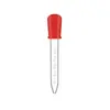 Gotero de silicona Niños Bebé anti-atragantamiento alimentador de medicina gotero de medicina tubo de ensayo de 5 ml herramienta gotero para alimentar medicina