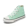 Zapatos de Lona para Niños 2024 Primavera y Otoño de Caña Alta con Cordones Estilo Coreano Versátiles Zapatos para Niños y Niñas Zapatos Familiares Zapatos Casuales de Tela