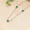 Accesorios de Moda de Alta Gama para Mujer, Colgantes de Acero Inoxidable, Collares Personalizados, Estilo Lujo Ligero, Joyería de Nicho, Disponibles en Stock