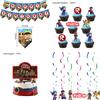 Festa de Aniversário 2 no Mundo Virtual Roblox Transfronteiriço Suprimentos Bandeja de Papel Guardanapo Toalha de Mesa Decorações com Tema de Jogo