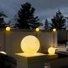 Lámpara de Columna Solar Exterior Impermeable Valla de Villa Jardín Patio Cuadrada Comunidad Puerta de Luna Lámpara de Columna