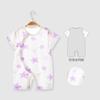 Mameluco para Bebé Recién Nacido Algodón Puro Ropa para Bebé Niño Pijama de Verano Ropa Harem Delgada de Verano