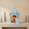 Bolsas de presente de aniversário coloridas estampadas para crianças, vendidas em alta no exterior, sacolas para embalagem de presentes, bolsas de presente de aniversário para crianças