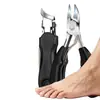 Cortauñas con cara sonriente y boca torcida, cortauñas anti-salpicaduras, punta afilada, ranura para uñas, herramienta especial para el cuidado de las uñas, cortauñas para uñas gruesas y duras en stock