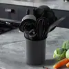 Nuevo Juego de Utensilios de Cocina de Silicona de 25 Piezas Espátula de Silicona Antiadherente Cuchara para Sopa Espátula de Cocina Colador Batidor de Huevos Soporte para Cucharas