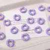 Cuentas de Acrílico Brillante con Forma de Rosquilla de 16 mm Hechas a Mano para Pulseras con Cuentas, Llaveros, Joyería, Materiales y Accesorios