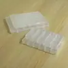 Caja de almacenamiento de plástico con cuentas de 10 compartimentos para tarjetas, caja de plástico con compartimentos transparentes de 15, 18, 20, 24, 32 compartimentos