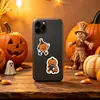 50 adesivos de Halloween estilo cartoon americano, abóbora fofa, fantasma, bruxa, gato preto, colagem para diário, papelaria criativa atacado