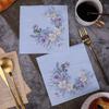 Nuevos Nuevos Servilletas Coloridas Estilo Chino Papel de Seda Impreso en Azul Papel Facial Papel de Boda Papel de Murciélago Esfenoidal