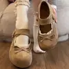 Zapatos Birkenstock de suela gruesa para aumentar la altura para mujer, zapatos casuales versátiles estilo vintage otoño 2026 que combinan bien con faldas, zapatos de charol para mujer con lazo poco profundo estilo JK