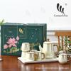 Set de Cerámica para el Hogar de Lujo de Aspecto Elevado, Accesible, Caja de Regalo, Tetera para Agua Fría, Juego de Té, Taza de Agua Souvenir, Taza de Café Creativa