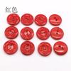 Fábrica spot cor flor de ameixa redondo botões de plástico botões de roupas infantis feitos à mão DIY fazendo acessórios