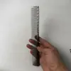 Peine de Aluminio Especial para Espacio Transfronterizo Peine de Estilismo para Hombres Dientes Finos Peine de Corte de Pelo Peine de Corte Recto para Cortar el Pelo