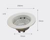 Procesamiento de Estampado Rotacional de Carcasas para Luminarias de Techo LED, Accesorios para Carcasas de Focos Empotrados, Luminarias de Techo de Aluminio al por Mayor
