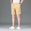 Shorts Finos de Verão de Algodão para Homens de Meia-Idade e Idosos, Shorts de Terno de Cintura Alta Versátil Solto Pai Calças Cinco Pontos