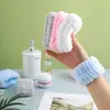 Pulseira de Lavar para Esportes Pulseira de Pulso para Suor Manga Absorvente de Suor Punho Lavável à Prova de Umidade Joelheira de Pulso Anel de Cabelo de Pelúcia à Prova de Respingos