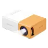 Proyector YG300, un miniproyector para uso doméstico, adecuado para niños y diseñado para proyectar en las paredes de la sala de estar; es portátil y admite resolución 1080P