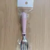 Vajilla infantil de acero inoxidable 304 transfronteriza, cuchara, tenedor, caja, juego de tres piezas, vajilla para bebé, regalo para madre y bebé, regalo, tenedor, cuchara