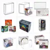 Caja de Exhibición Acrílica Caja Magnética Pokemon Tarjeta de Juego Pokemon Protección UV Caja de Tarjetas Etb Personalización
