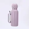 Taza de Fútbol Amazon Personalizada de Acero Inoxidable 304 con Popote, Taza Térmica de Gran Capacidad, Taza de Agua Portátil, Botella Termo