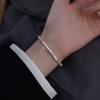 Pulsera de Bambú Cepillado para Mujer, Estilo Chino Nuevo de Nicho, Estilo Nacional, Símbolo de Progreso Continuo, Lujo Ligero Exquisito, Sensación de Alta Gama, Joyería de Moda