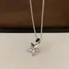 Collar de Corazón de Metal y Piedra Natural para Mujer 2026 Nuevo Estilo Cadena para Clavícula Tacto de Alta Gama Colgante Largo Cadena para Suéter Accesorios